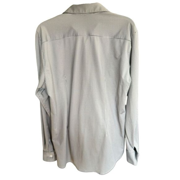 Mizzen + Main Men's Spinnaker Trim Fit Button Shirt Black Gingham Check • XL - Picture 3 of 8